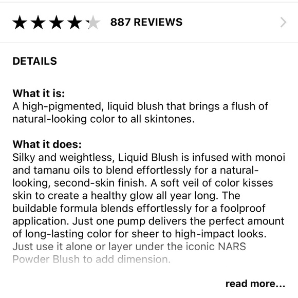 🥳sold❤Nars liquid blush- Torrid- warm coral - Picture 8 of 8